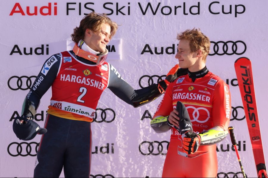 Schon bald geht es für Lucas Braathen wieder auf die Piste, wo im Riesenslalom Marco Odermatt der ärgste Konkurrent sein dürfte.