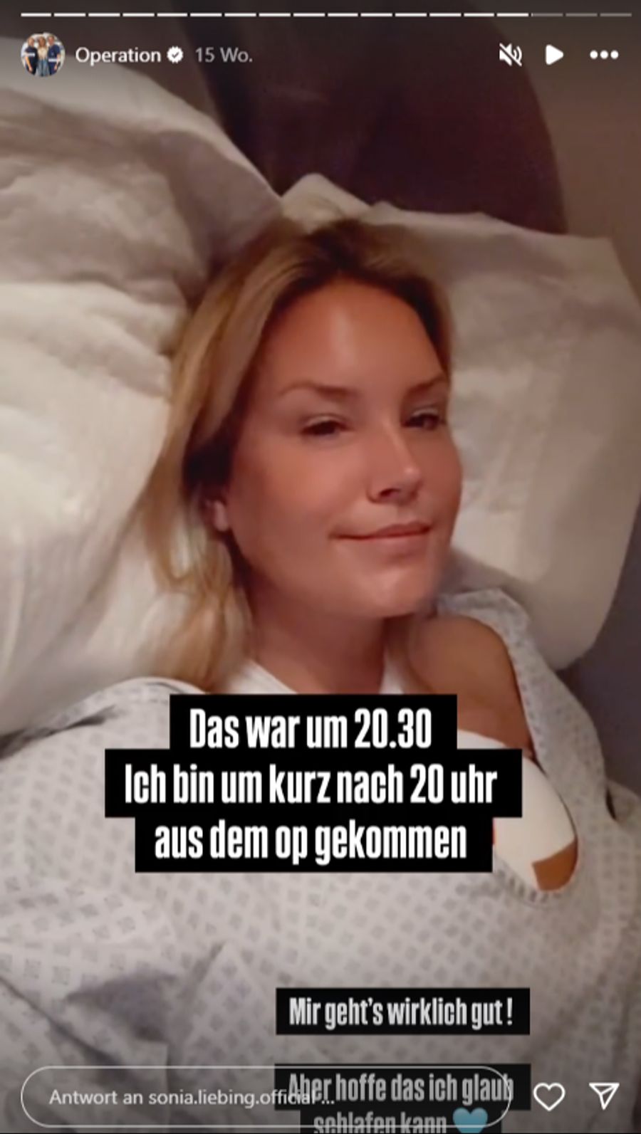 Die Sängerin musste mehrere Stunden operiert werden.