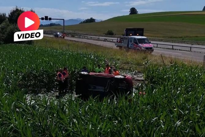 Wädenswil Unfall A3