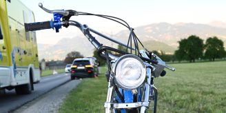 Oberriet SG - Unfall zwischen Auto und Mofa – 15-Jähriger verletzt
