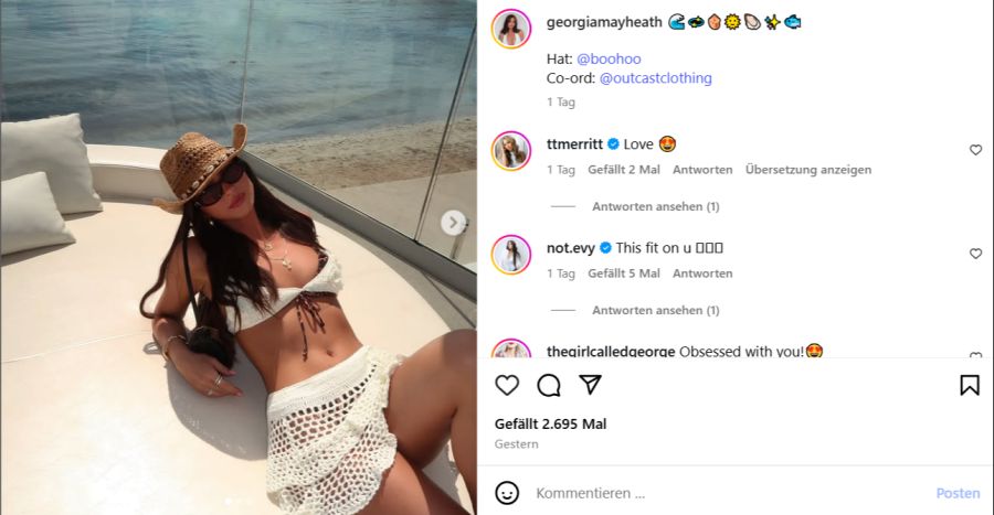 Heath hat sich als Fashion- und Beauty-Influencerin einen Namen gemacht