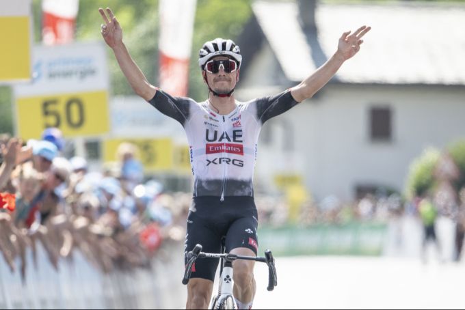 Joao Almeida gewinnt die 4. Etappe an der Tour de Suisse. Joao Almeida