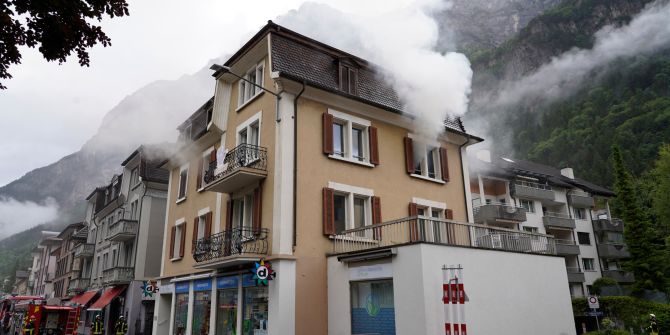 Brand in Erstfeld UR
