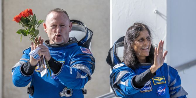 NASA-Boeing Starliner crew test walk out