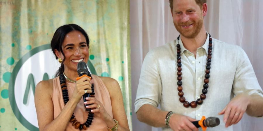 Meghan Markle und Prinz Harry bei einem öffentlichen Auftritt. (Archivbild)