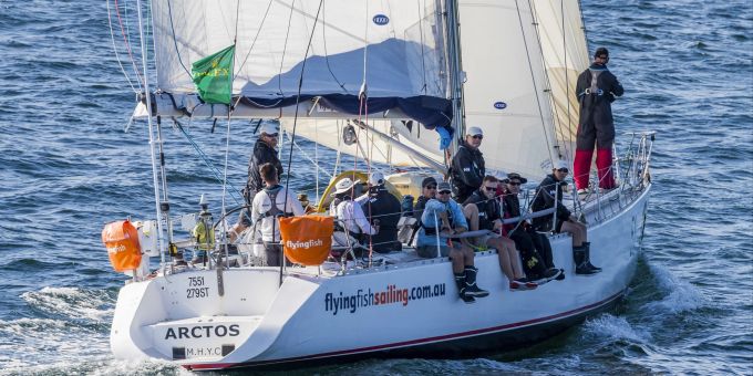 Die Flying Fish Arctos bei der Regatta in Sydney. Sydney Hobart