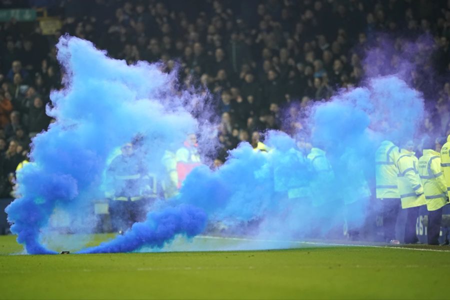 Schon vor dem Ausgleich war es im Goodison Park hoch hergegangen.