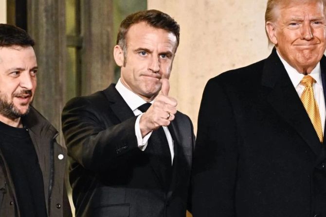 Selenskyj Macron Trump