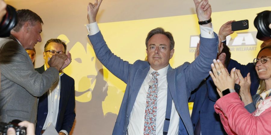 Neuer Regierungschef Belgiens soll der N-VA-Vorsitzende Bart De Wever werden. (Archivbild)