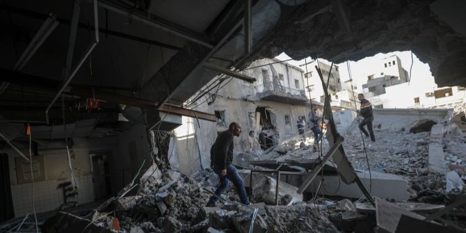 Trümmer in Gaza