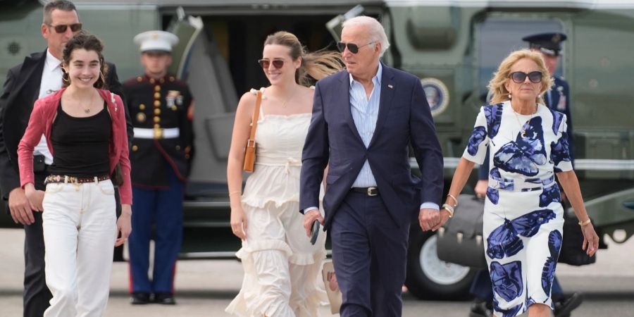 Wahlkampf in den USA -  Biden in East Hampton