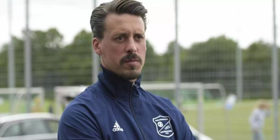 Trainer bei der SpVgg Unterhaching: Sandro Wagner. Foto: Uwe Lein/dpa