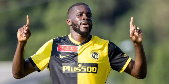 Wilfried Kanga trifft erstmals für YB. yb