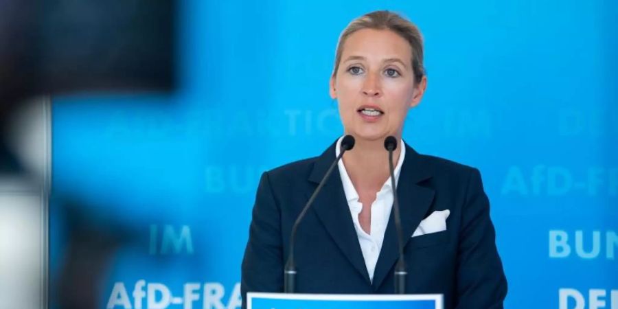 Alice Weidel, Spitzenkandidatin der AfD für die Bundestagswahl am 26. September. Foto: Bernd von Jutrczenka/dpa