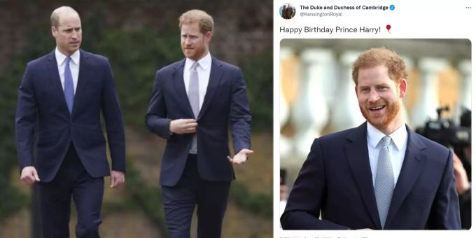 Zu Harrys 37.ten - Das steckt hinter Prinz Williams Geburi-Gruss