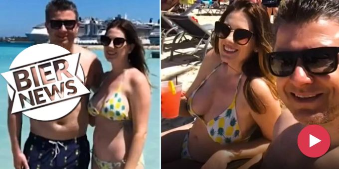 Mit Ananas-Bikini - Pärchen outet sich ungewollt als Swinger-Duo