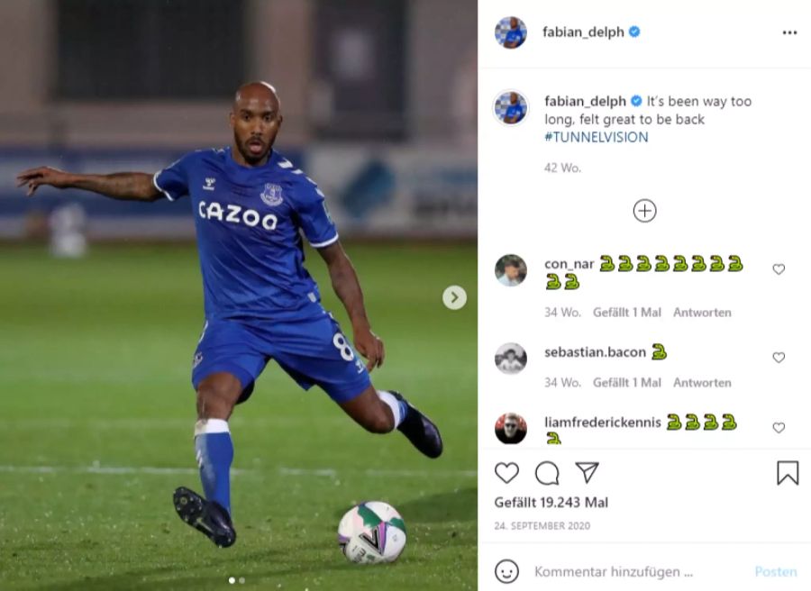 Fabian Delph sah sich mit viel Hass im Netz konfrontiert.