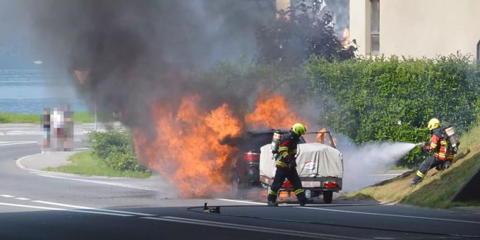 Einsatz der Feuerwehr.