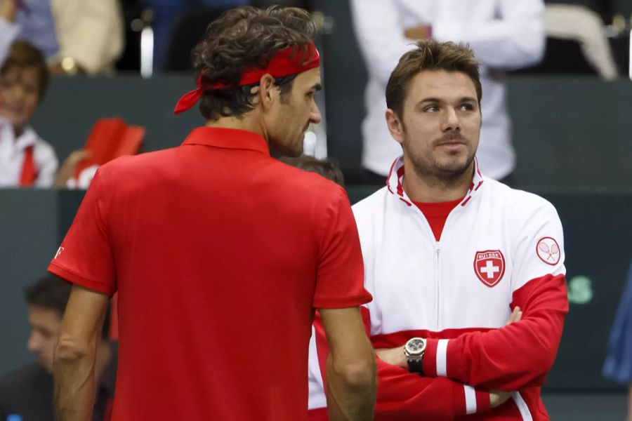 Auch in diesem Jahr muss die Schweiz im Davis Cup ohne Federer und Wawrinka auskommen. (Archivbild)