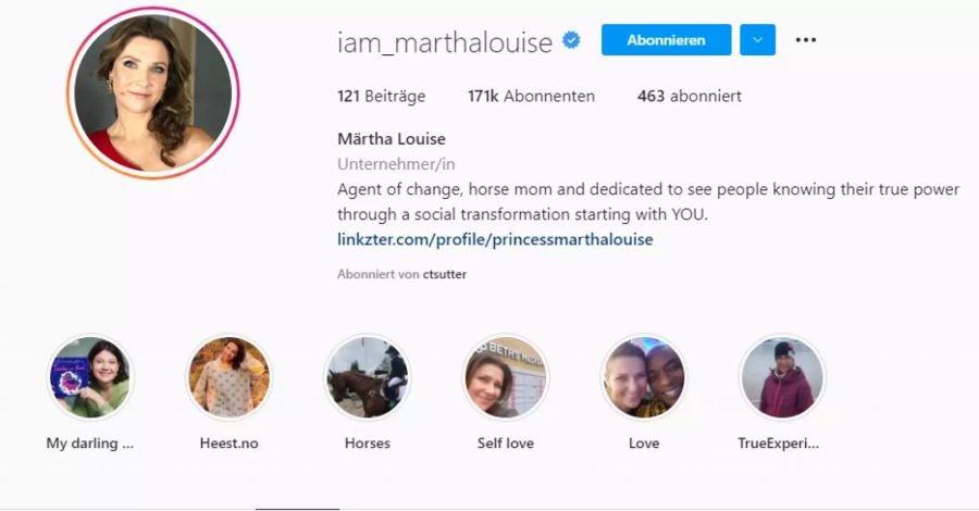 Märtha Louise Instagram