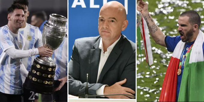 Gegen FIFA? - Europameister Italien trifft auf Copa-Sieger Argentinien