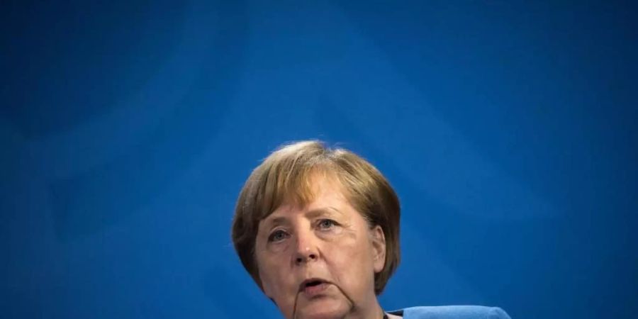 Kanzlerin Merkel ist die erste Regierungschefin aus Europa, die Biden im Weissen Haus empfängt. Foto: Stefanie Loos/AFP POOL/dpa