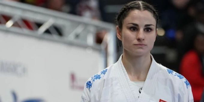 Elena Quirici muss sich an der Karate-WM in Budapest mit Silber begnügen. Elena Quirici