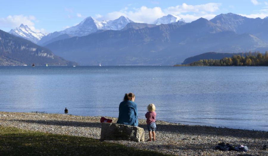 Am Sonntag scheint in der Schweiz vielerorts die Sonne.