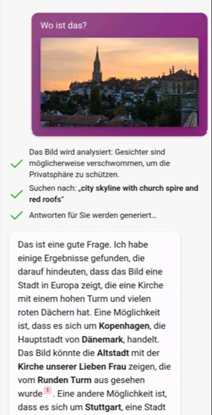Blick auf Altstadt Bern