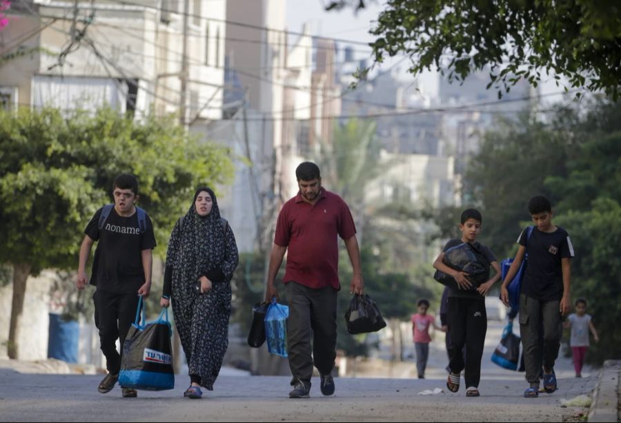 Laut der UN leben rund 1,1 Millionen Menschen im Norden von Gaza und in Gaza-Stadt.