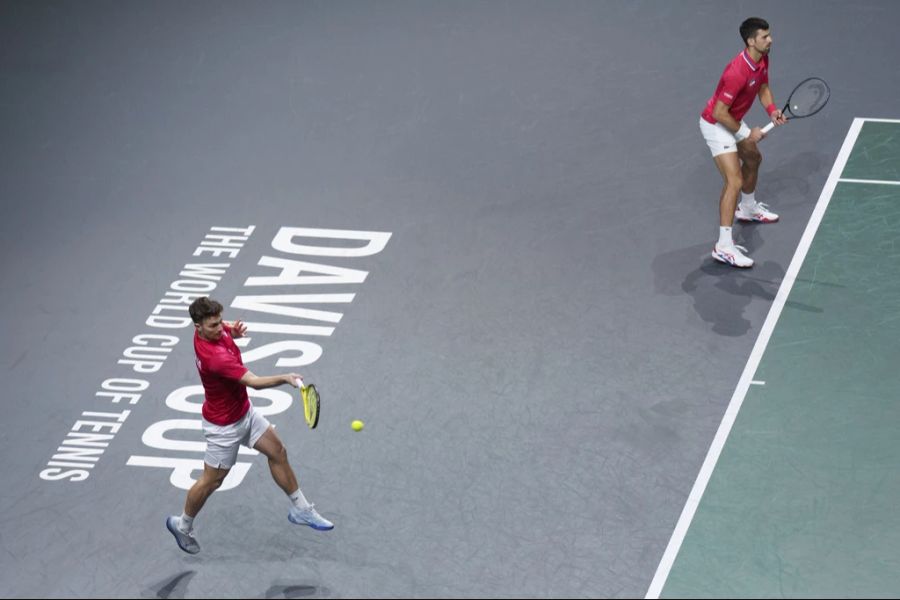 Serbien unterliegt im Davis Cup gegen Italien.