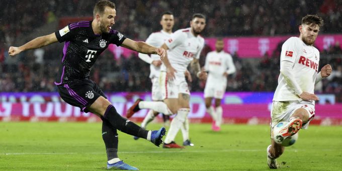 Harry Kane trifft auch in Köln für Bayern München. Bayern München