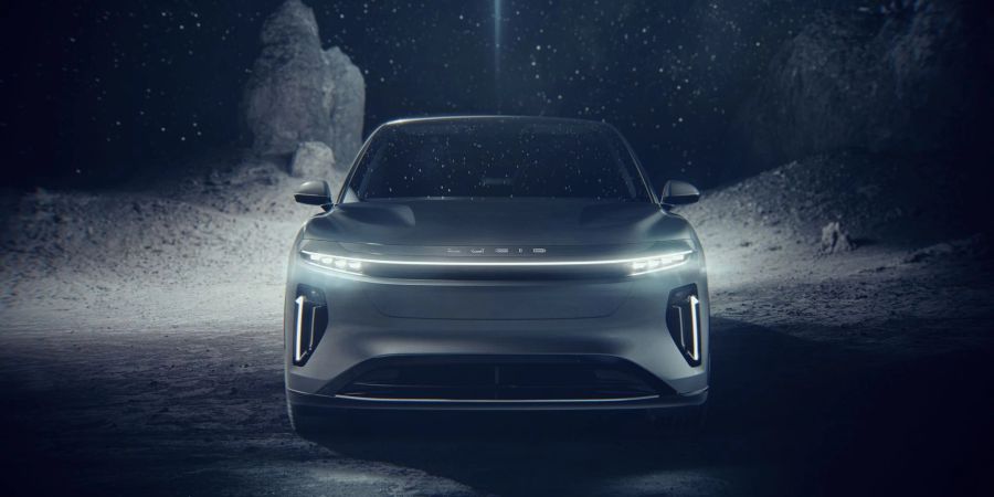 Erster Ausblick: Newcomer Lucid gibt einen Vorgeschmack auf das extrem potente Elektro-SUV Gravity.