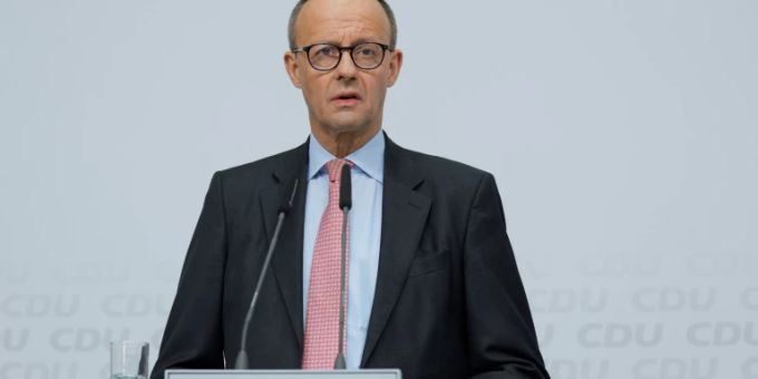 CDU-Chef Friedrich Merz Mitte Februar in Berlin CDU-Chef Friedrich Merz Mitte Februar in Berlin