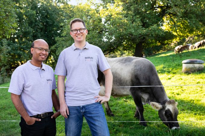 Das Gründerteam Suman Das (l) und Christoph Mayr (r) Gründer Team vegan