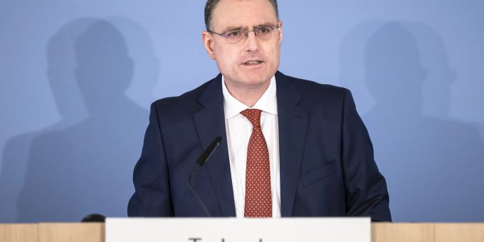Der Präsident des Direktoriums der Schweizerischen Nationalbank (SNB), Thomas Jordan, spricht während eines Mediengesprächs der Schweizerischen Nationalbank in Zürich, Schweiz, am Donnerstag, 23. März 2023. Thomas Jordan