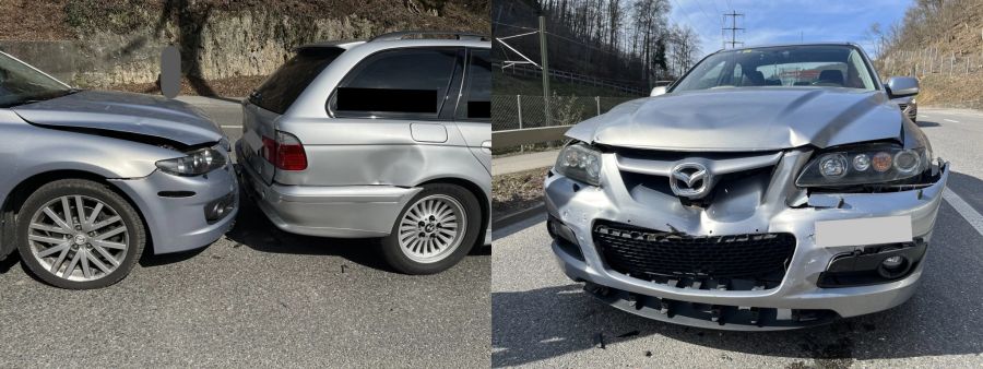 An den Fahrzeugen entstand ein Sachschaden.