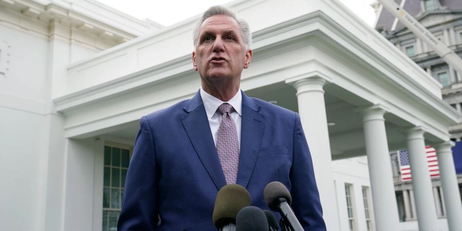 «Es wird keinen Zahlungsausfall geben», sagte Kevin McCarthy, Sprecher des US-Repräsentantenhauses.