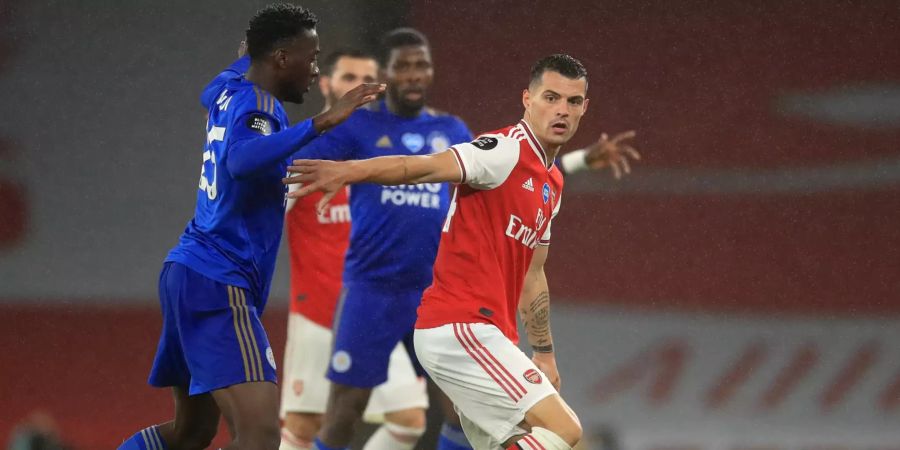 Arsenal Leicester Granit Xhaka