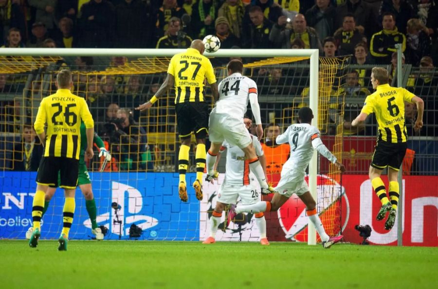 Felipe Santana traf in 113 Pflichtspielen als Verteidiger acht Mal für den BVB.