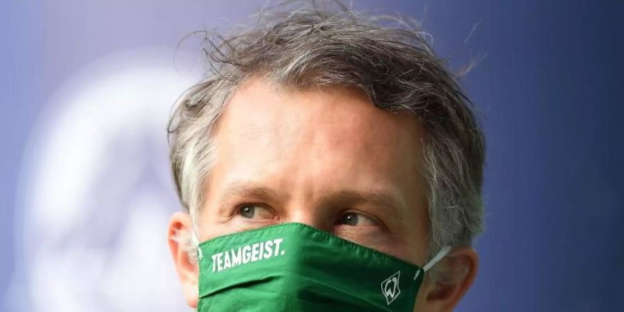 «Das Spiel ist brutal wichtig. Aber auch danach sind noch neun Punkte zu vergeben», sagt Frank Baumann. Foto: Stuart Franklin/Getty Images Europe/Pool/dpa
