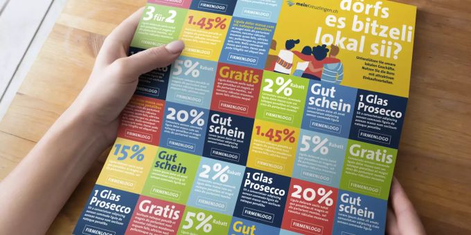 Ein farbenfroher Flyer mit Aktions-Bons liegt in der dritten Juni-Woche der Wochenzeitung «Kreuzlinger Nachrichten» bei. Bon-Flyer