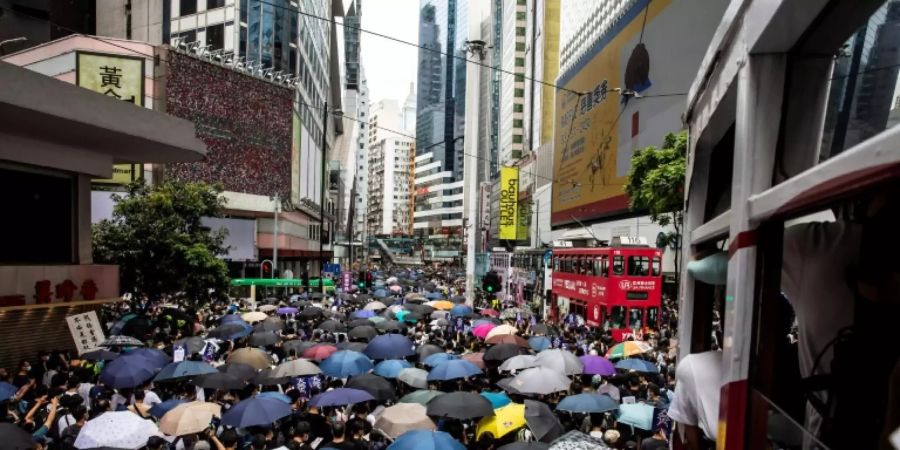 Protest in Hongkong gegen das geplante Sicherheitsgesetz