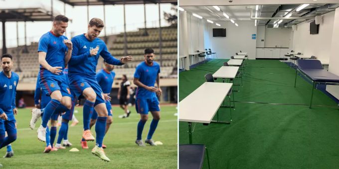 Restart gegen Luzern - FCB-Stars müssen sich in FCL-Medienraum umziehen