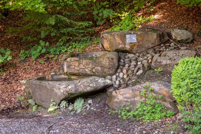 Der Familien-Brunnen im Leutwiler Wald.