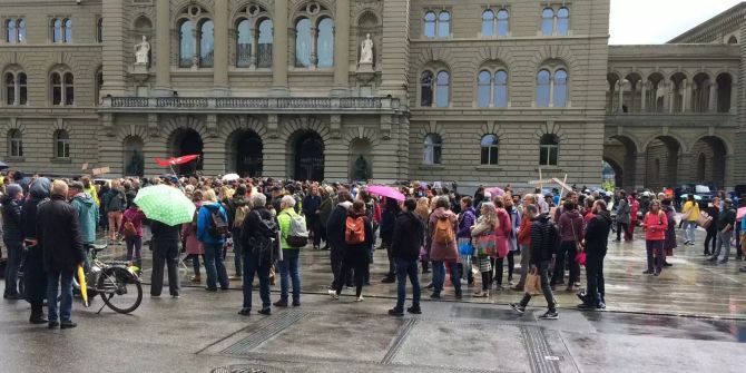 Demo Bundesplatz Coronavirus Bern