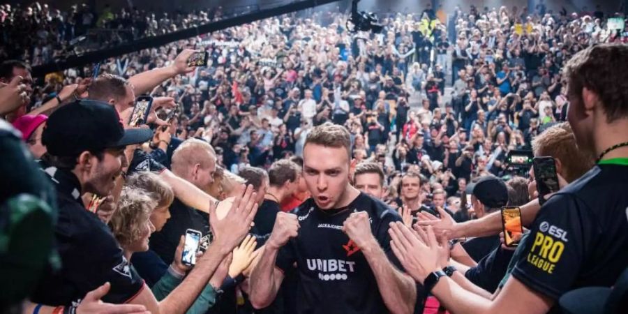 Astralis um Lukas «gla1ve» Rossander machte einen grossen Schritt in Richtung Major-Qualifikation. Foto: Helena Kristiansson/ESL/dpa