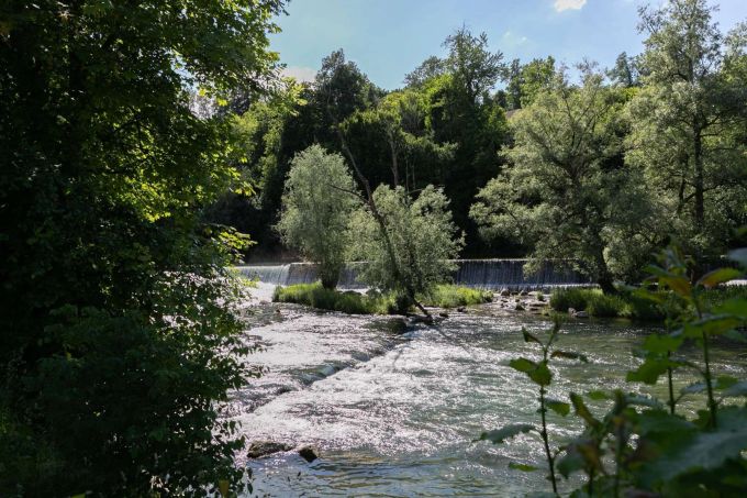 Alte Spinnerei auf der Klosterhalbinsel
