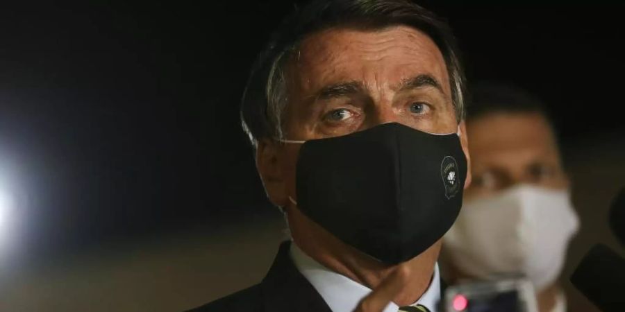 «Brauchen keine Leute von ausserhalb, die uns Tipps bei der Gesundheit hier geben»: Brasiliens Präsident Jair Bolsonaro. Foto: Marcello Casal Jr/Agencia Brazil/dpa