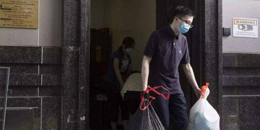 Nach dem Streit mit den USA räumt China das Konsulat in Houston. Foto: Brett Coomer/Houston Chronicle/dpa